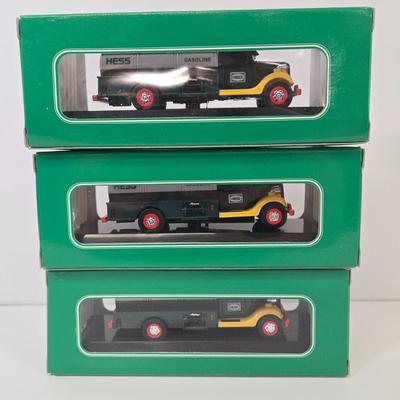 LOT 90: Miniature Hess Vehicles from Various Years