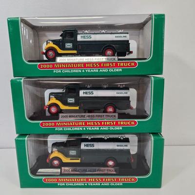 LOT 90: Miniature Hess Vehicles from Various Years