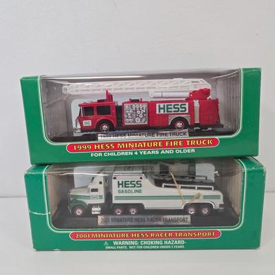LOT 91: Multiple Miniature Hess Vehicles from Various Years