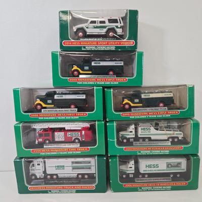 LOT 91: Multiple Miniature Hess Vehicles from Various Years
