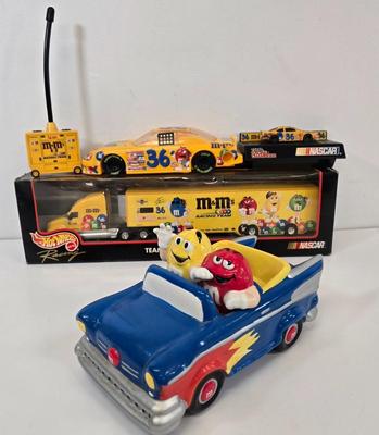 LOT 93: HotWheels M&M Truck, Ceramic Car, and More
