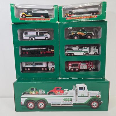 LOT 100: 2022 Hess Truck, 2017 Mini Collection, 2021 Mini Collection, and More / All in Original Boxes