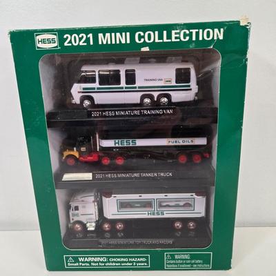 LOT 100: 2022 Hess Truck, 2017 Mini Collection, 2021 Mini Collection, and More / All in Original Boxes