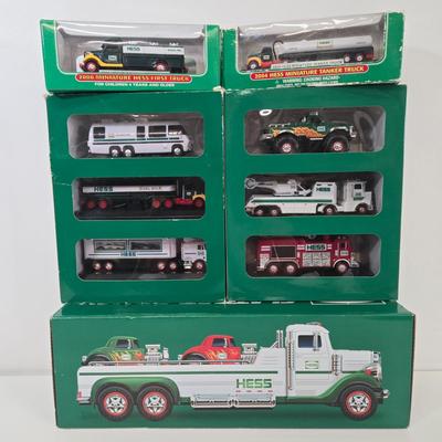 LOT 100: 2022 Hess Truck, 2017 Mini Collection, 2021 Mini Collection, and More / All in Original Boxes
