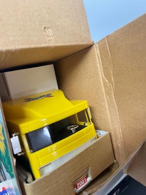 LOT 121: Collection of Toy Trucks with Original Packaging - Mobil, Sunoco and More
