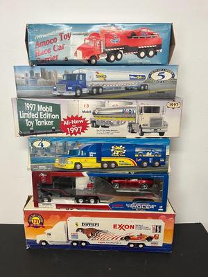 LOT 122: Collection of Toy Trucks with Original Packaging - Amoco, Exxon and More