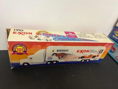 LOT 122: Collection of Toy Trucks with Original Packaging - Amoco, Exxon and More