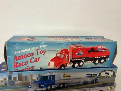 LOT 122: Collection of Toy Trucks with Original Packaging - Amoco, Exxon and More