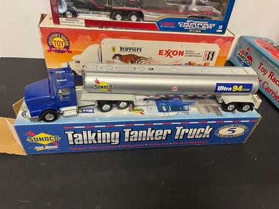 LOT 122: Collection of Toy Trucks with Original Packaging - Amoco, Exxon and More