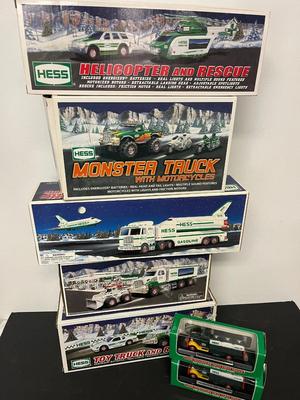LOT 126: Collection of Hess Trucks with Original Boxes