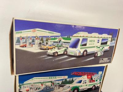 LOT 127: Collection of Hess Trucks with Original Boxes