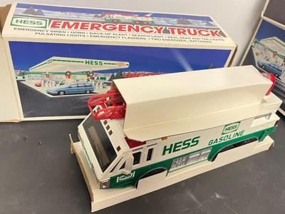 LOT 129: Collection of Hess Trucks with Original Boxes