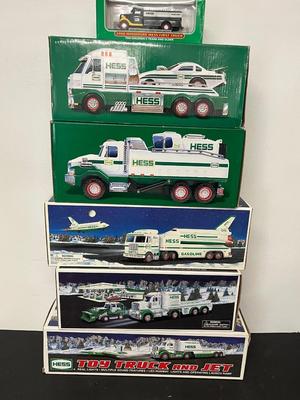 LOT 130: Collection of Hess Trucks with Original Boxes