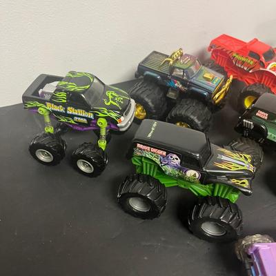 LOT 133: Assorted Monster Truck Toys