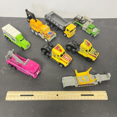 LOT 138: Assorted Toy Trucks