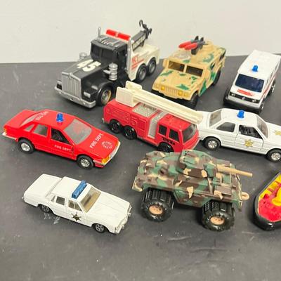 LOT 139: Assorted Toy Cars and Trucks