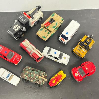 LOT 139: Assorted Toy Cars and Trucks