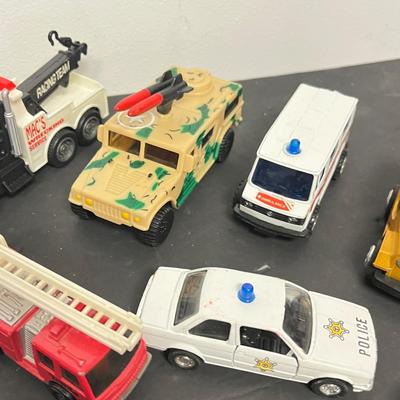 LOT 139: Assorted Toy Cars and Trucks
