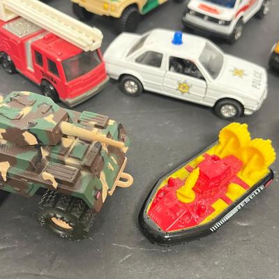 LOT 139: Assorted Toy Cars and Trucks