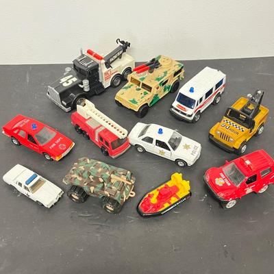 LOT 139: Assorted Toy Cars and Trucks