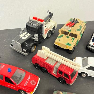 LOT 139: Assorted Toy Cars and Trucks