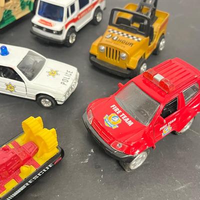 LOT 139: Assorted Toy Cars and Trucks