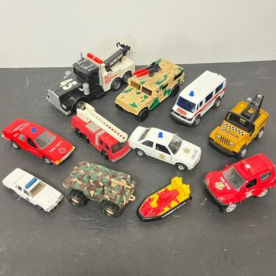 LOT 139: Assorted Toy Cars and Trucks