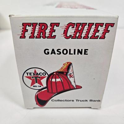 LOT 161: Texaco Trucks and Sky Chief Truck Bank/ NIB