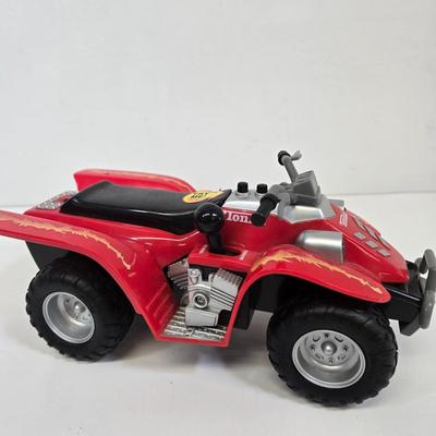 LOT 163: Tonka Monster Truck with Pull Start, Helicopter, and Four Wheeler