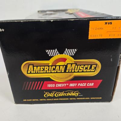 LOT 165: American Muscle 1970 Challenger R/T, 1955 Chevy Indy Pace Car, and 1973 Firebird Trans Am