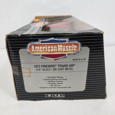 LOT 165: American Muscle 1970 Challenger R/T, 1955 Chevy Indy Pace Car, and 1973 Firebird Trans Am