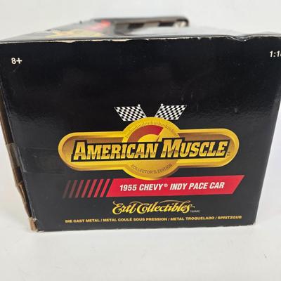 LOT 165: American Muscle 1970 Challenger R/T, 1955 Chevy Indy Pace Car, and 1973 Firebird Trans Am