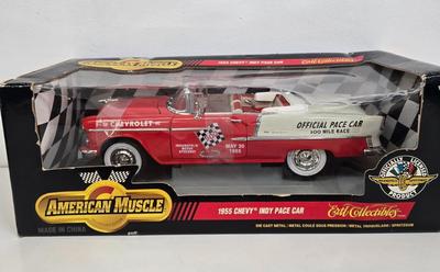 LOT 165: American Muscle 1970 Challenger R/T, 1955 Chevy Indy Pace Car, and 1973 Firebird Trans Am
