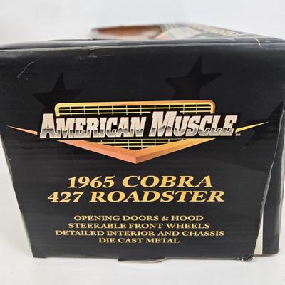 LOT 166: American Muscle 1965 Cobra 427 Roadster, 1969 Plymouth Road Runner, and 1968 Cobra Jet
