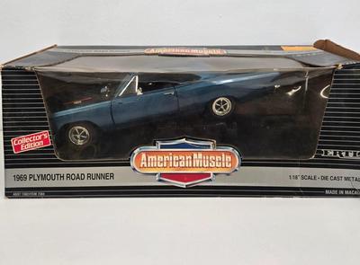 LOT 166: American Muscle 1965 Cobra 427 Roadster, 1969 Plymouth Road Runner, and 1968 Cobra Jet