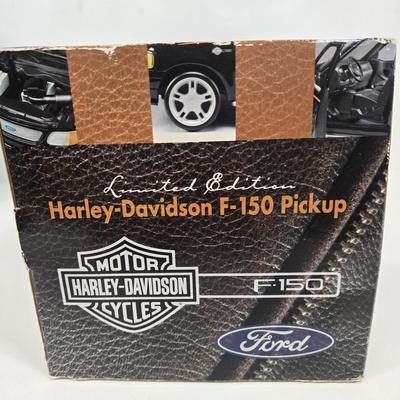 LOT 167: Harley-Davidson Limited Edition F-150 Pickup, American Muscle 1956 Ford Street Rod, and 1955 Pink Ford Thunderbird