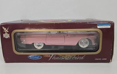 LOT 167: Harley-Davidson Limited Edition F-150 Pickup, American Muscle 1956 Ford Street Rod, and 1955 Pink Ford Thunderbird