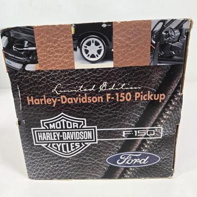LOT 167: Harley-Davidson Limited Edition F-150 Pickup, American Muscle 1956 Ford Street Rod, and 1955 Pink Ford Thunderbird