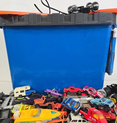 LOT 174: HotWheels Car Launcher and Multiple Cars