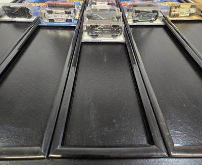 LOT 175: Wall Racks for Packaged HotWheel Sized Cars and Multiple HotWheels