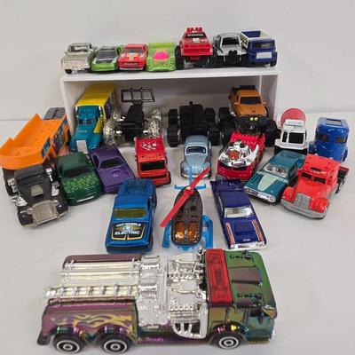 LOT 176: Iridescent Fire Truck and More