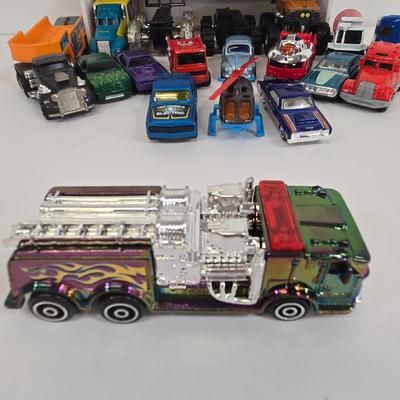 LOT 176: Iridescent Fire Truck and More