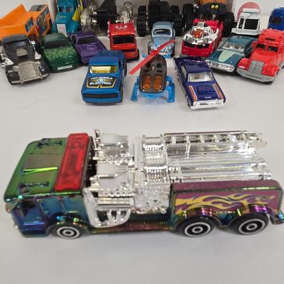 LOT 176: Iridescent Fire Truck and More