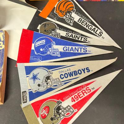 LOT 181: Vintage Sports Collectibles, - Baseball, Football, Basketball