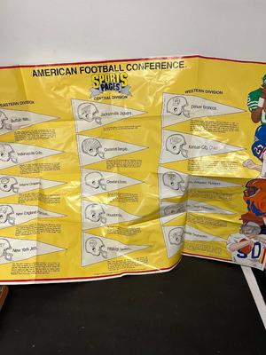 LOT 181: Vintage Sports Collectibles, - Baseball, Football, Basketball