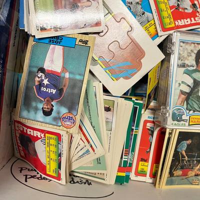 LOT 182: Big Trading Card Lot - Some Unopened - Baseball, Football, Hockey, Wrestling, Nascar , Non-Sports