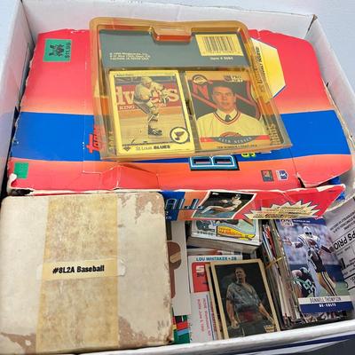 LOT 182: Big Trading Card Lot - Some Unopened - Baseball, Football, Hockey, Wrestling, Nascar , Non-Sports