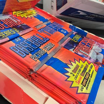 LOT 182: Big Trading Card Lot - Some Unopened - Baseball, Football, Hockey, Wrestling, Nascar , Non-Sports