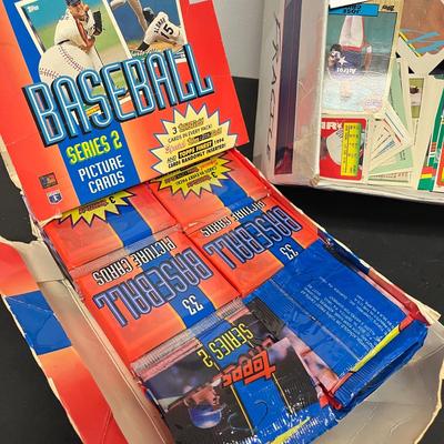 LOT 182: Big Trading Card Lot - Some Unopened - Baseball, Football, Hockey, Wrestling, Nascar , Non-Sports