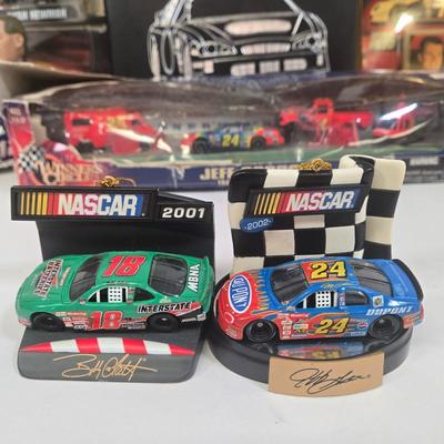 LOT 232: Nascar Cars with Cards, Mini Micro RC Racers, Book, and More